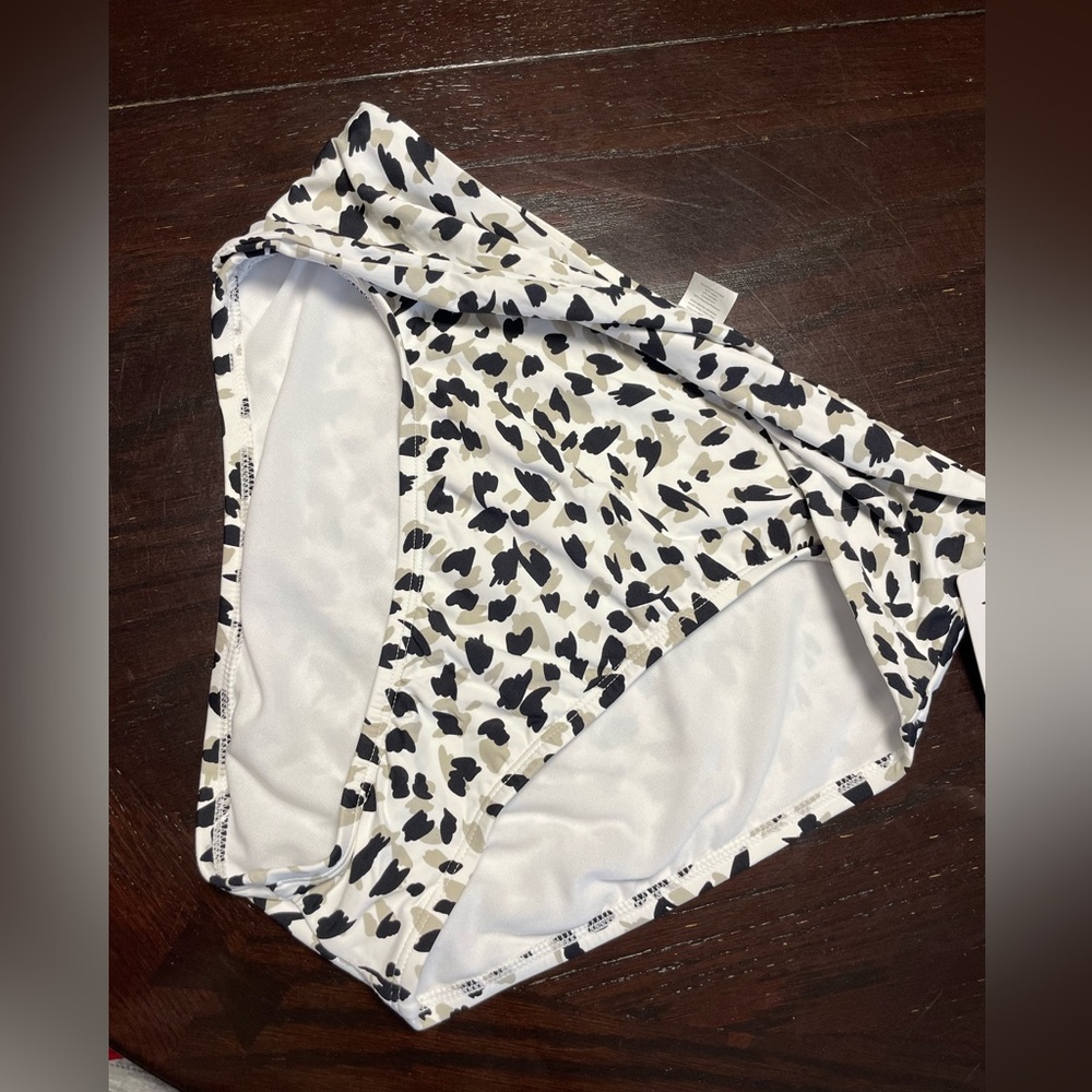 Black and White cheetah Bikini Bottom